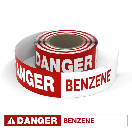 Danger: Benzene - Smart Stripe Inline Printed Floor Tape