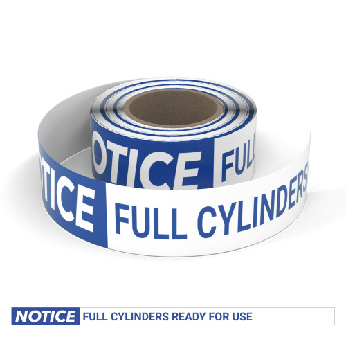 Notice: Full Cylinders Ready For Use - Smart Stripe Inline Printed Floor Tape