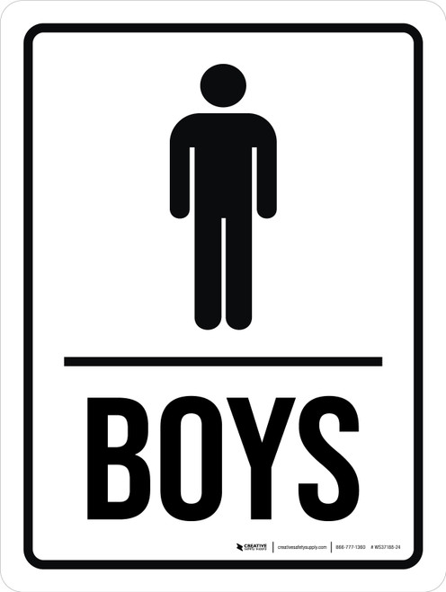 Boys Portrait - Wall Sign