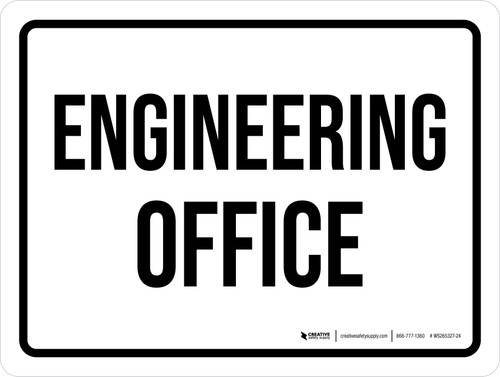 Engineering Office Landscape - Wall Sign