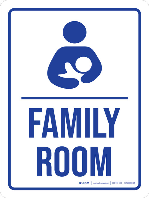 Family Room Portrait - Wall Sign