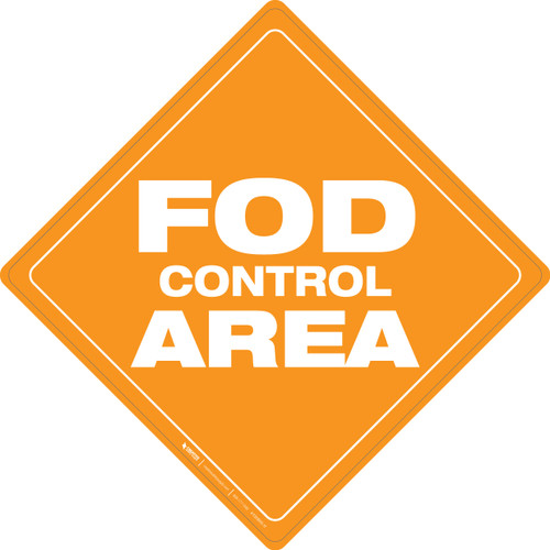 FOD Control Area Type B (Floor Sign)