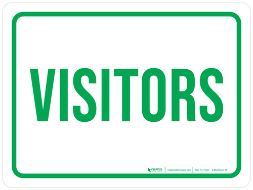 Visitors Green Landscape - Wall Sign