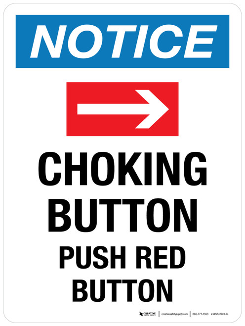 Notice: Clean Linens Only Beyond This Point (with Left Arrow) Portrait - Wall Sign