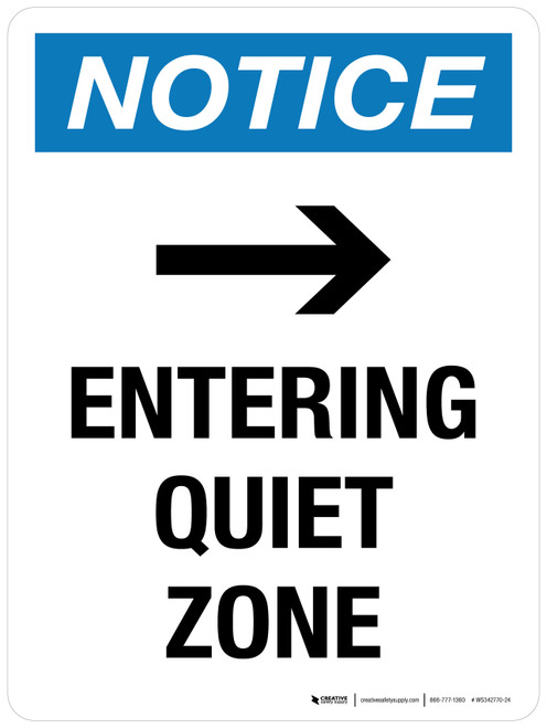 Notice: Equipment Serviceable This Side Only with Down Arrow Portrait - Wall Sign