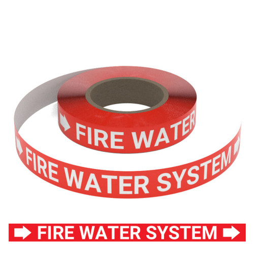 Fire Water System - Pipe Marking Roll