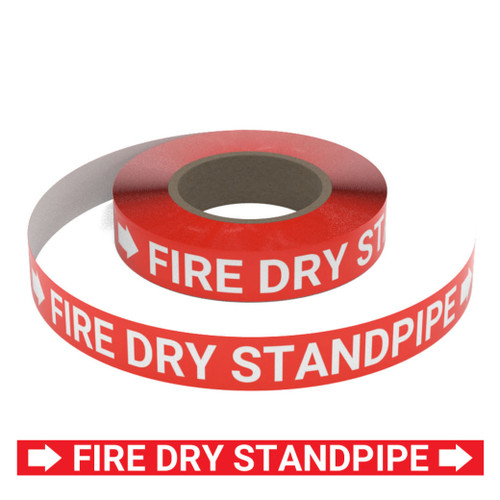 Fire Dry Standpipe - Pipe Marking Roll