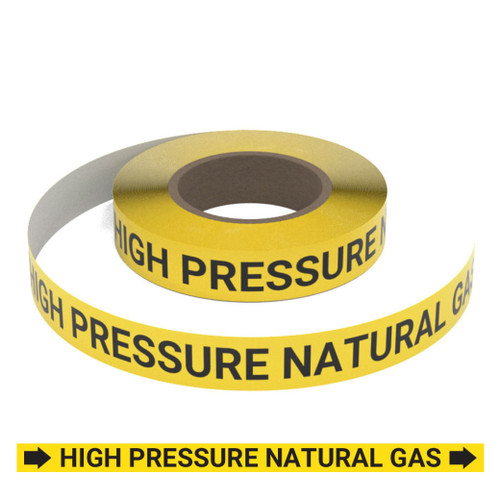 High Pressure Natural Gas - Pipe Marking Roll