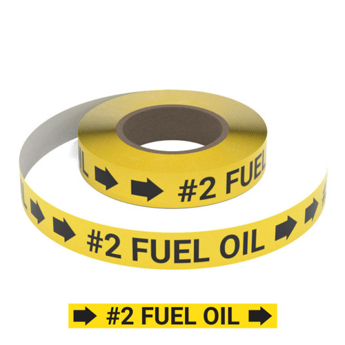 #2 Fuel Oil - Pipe Marking Roll