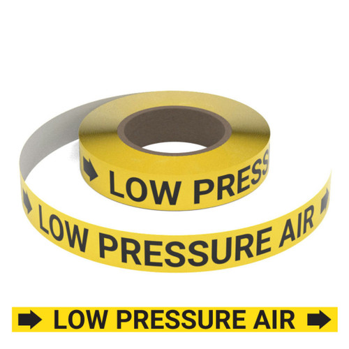 Low Pressure Air (Yellow) - Pipe Marking Roll