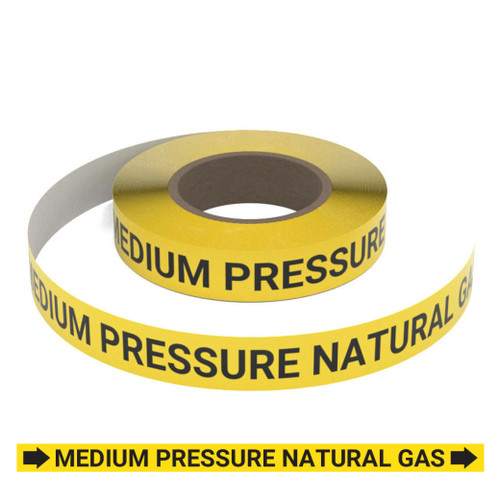 Medium Pressure Natural Gas - Pipe Marking Roll