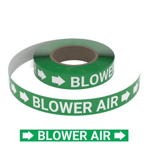 Blower Air (Green) - Pipe Marking Roll