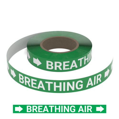 Breathing Air (Green) - Pipe Marking Roll