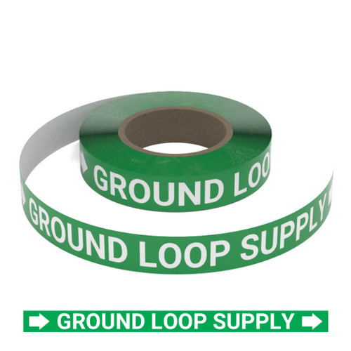 Ground Loop Supply - Pipe Marking Roll