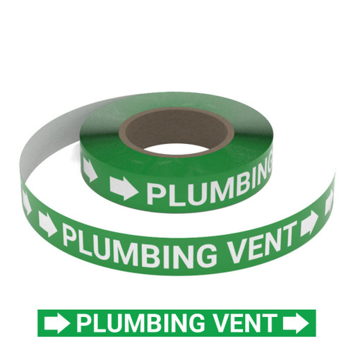 Plumbing Vent - Pipe Marking Roll