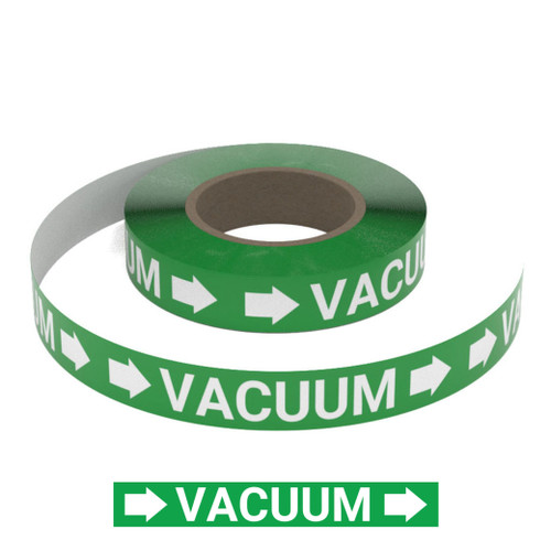 Vacuum (Green) - Pipe Marking Roll