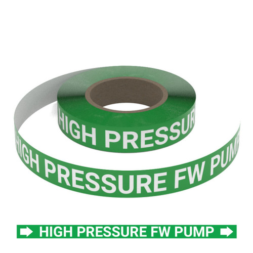 High Pressure Fw Pump - Pipe Marking Roll