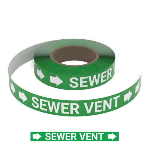 Sewer Vent - Pipe Marking Roll
