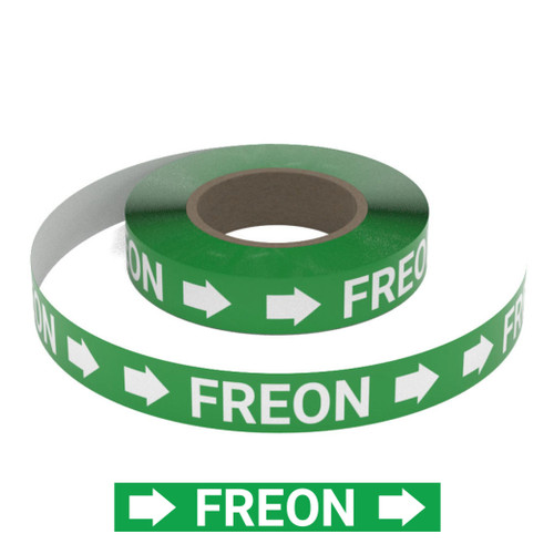 Freon (Green) - Pipe Marking Roll
