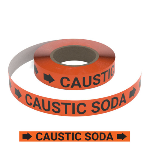 Caustic Soda - Pipe Marking Roll
