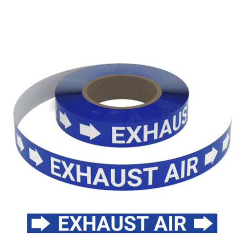 Exhaust Air - Pipe Marking Roll
