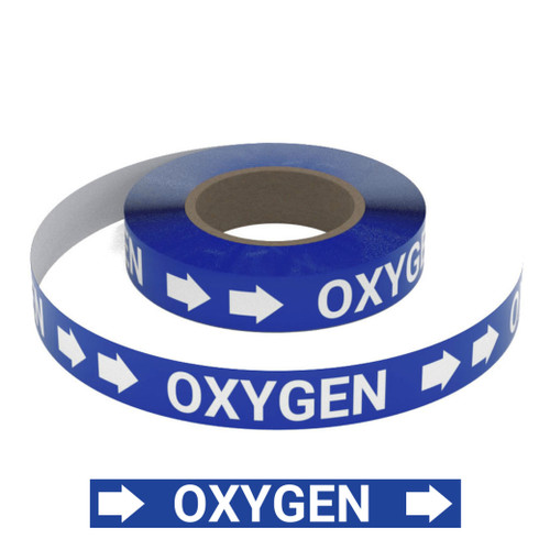 Oxygen - Pipe Marking Roll