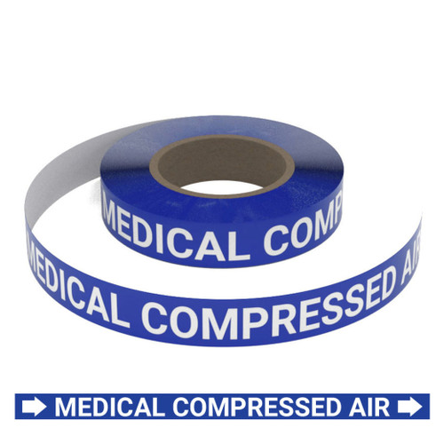 Medical Compressed Air - Pipe Marking Roll