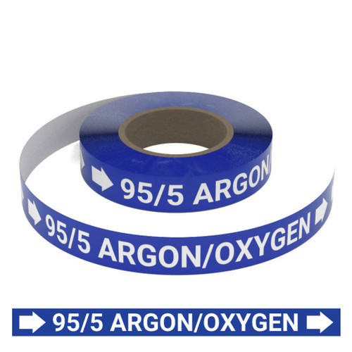 95/5 Argon/Oxygen - Pipe Marking Roll