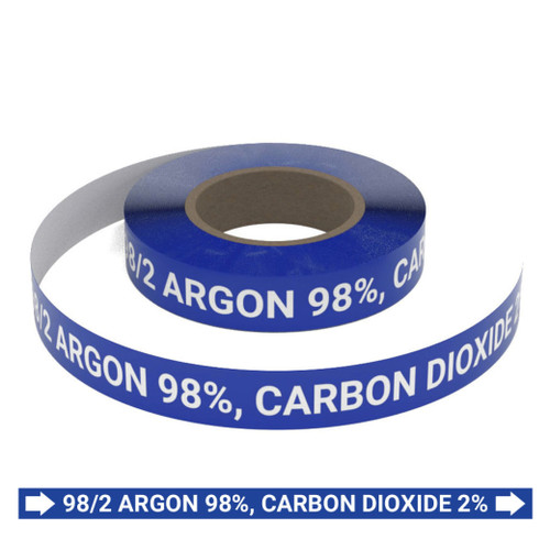 98/2 Argon 98%, Carbon Dioxide 2% - Pipe Marking Roll