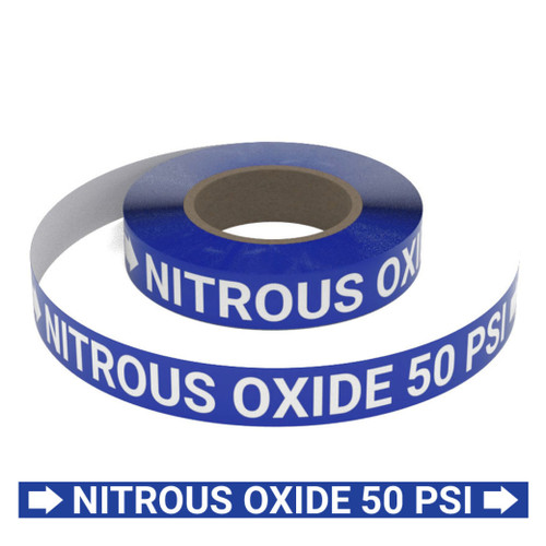 Nitrous Oxide 50 PSI - Pipe Marking Roll