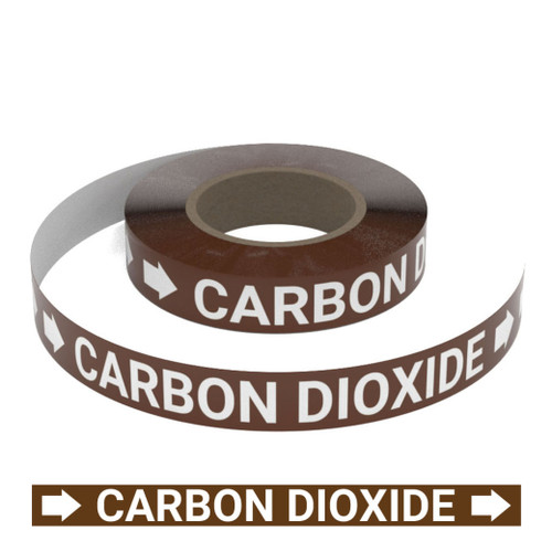 Carbon Dioxide (Brown) - Pipe Marking Roll