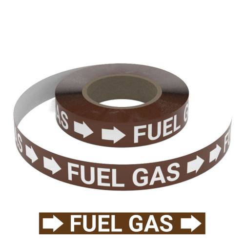 Fuel Gas - Pipe Marking Roll