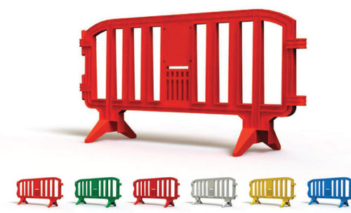 MOVIT 6.5 Foot Heavy Duty Plastic Barricades