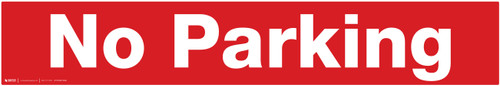 No Parking - 36" x 6" Floor Sign