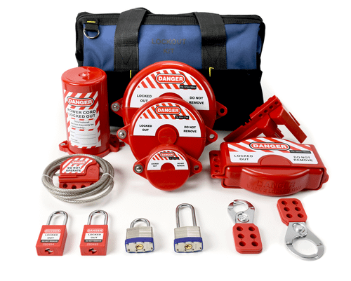 Valve Lockout Kit with Carrying Bag