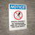 Notice: Private Property No Trespassing Portrait with Icon - Wall Sign