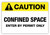 Caution - Confined Space Label