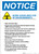 Notice: Work Guidelines For RF Environments with Icon - Wall Sign