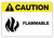 Caution - Flammable Label