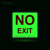PERMALIGHT® Glow: Egress Aluminum No Exit Sign