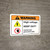 Warning: High Voltage Keep Out with Graphic Portrait ANSI - Wall Sign