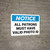 Notice: All Patrons Valid Photo Id Landscape - Wall Sign