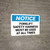 Notice: Forklift Safety Harness At All Times Landscape - Wall Sign