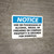 Notice: No Alcohol Drugs Firearms Landscape - Wall Sign