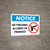 Notice: No Firearms Allowed Premises with Icon Landscape - Wall Sign