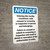 Notice: Facility Screening Consent Portrait - Wall Sign