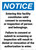 Notice: Facility Screening Consent Portrait - Wall Sign
