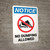 Notice: No Dumping Allowed Portrait With Icon - Wall Sign