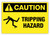 Caution - Tripping Hazard Label