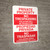 Bilingual Spanish No Trespassing Without Icon - Wall Sign